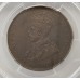 AUSTRALIA 1925 . ONE 1 PENNY . PCGS AU50